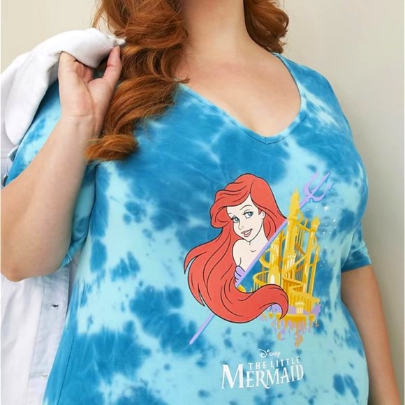❤️NWT TORRID DRESS - DISNEY PRINCESS ARIEL - LITTLE MERMAID - PLUS SIZE 2X - Picture 7 of 12